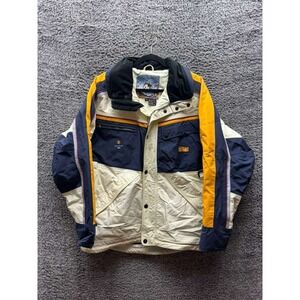 Vintage HardCorps Salt Lake 2002 Winter Olympics Host Broadcaster Jacket Size 42